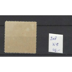 Ned. Indie  208 Wilhelmina  MNH/postfris CV 45 €