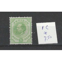 Curacao 1C  Willem III  1873  MH/ongebr CV 7,50 €