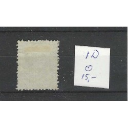 Curacao 1D  Willem III  1873  VFU/gebr CV 15 €