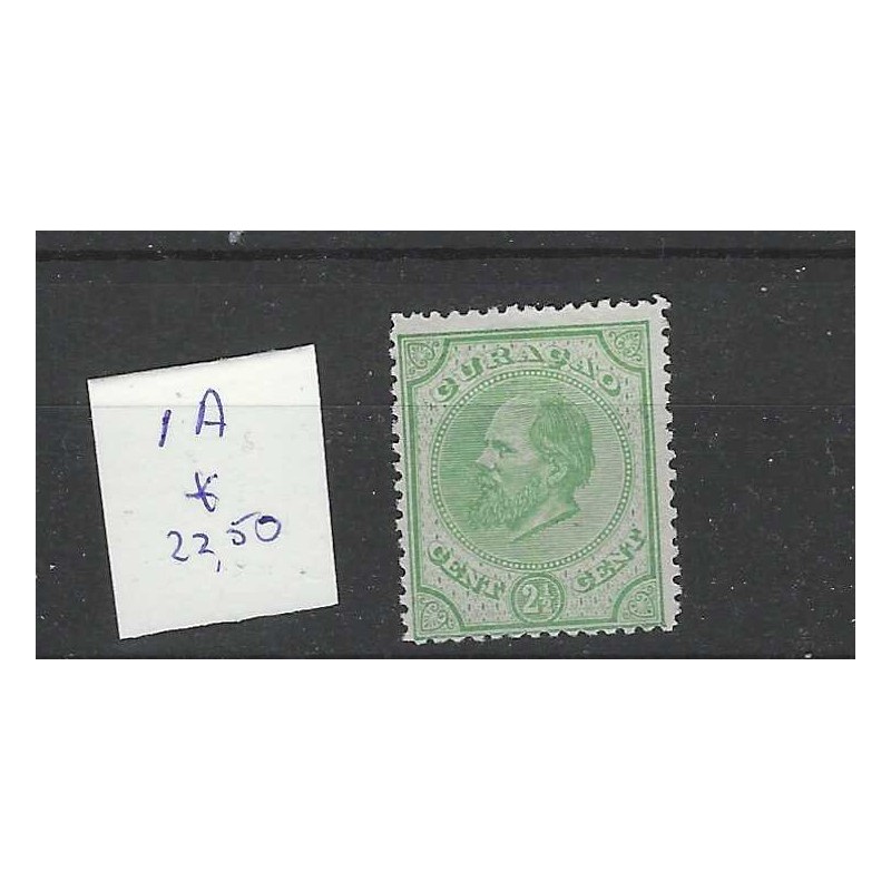 Curacao 1A  Willem III  1873  MH/ongebr CV 22,50 €