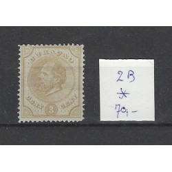 Curacao 2B  Willem III  1873  MH/ongebr CV 70 €