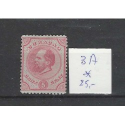 Curacao 3A  Willem III  1873  MH/ongebr CV 25 €