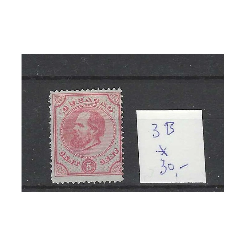 Curacao 3B  Willem III  1873  MH/ongebr CV 30 €