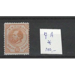 Curacao 7A  Willem III  1873  MH/ongebr CV 100 €