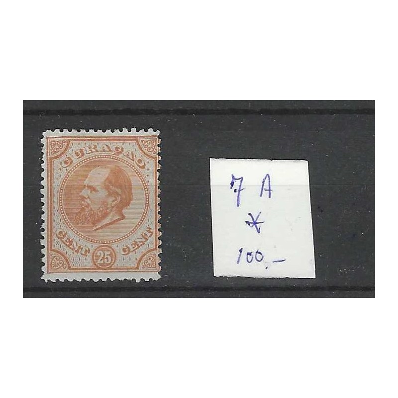 Curacao 7A  Willem III  1873  MH/ongebr CV 100 €