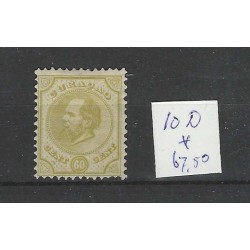 Curacao 10D  Willem III  1873  MH/ongebr CV 67,50 €
