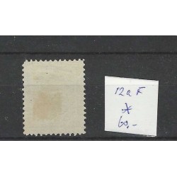 Curacao 12aF  Willem III  1873  MH/ongebr CV 60 €