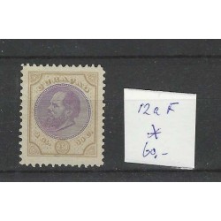 Curacao 12aF  Willem III  1873  MH/ongebr CV 60 €