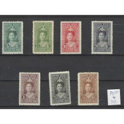 Curacao 75-81 Jubileum 1923  MH/ongebr CV 307 €