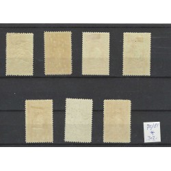 Curacao 75-81 Jubileum 1923  MH/ongebr CV 307 €