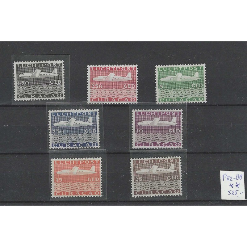 Curacao LP82-88 Luchtpost VLIEGTUIGEN MNH/postfris CV 525 €