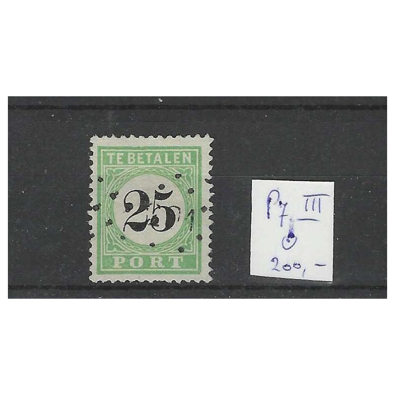 Curacao P7-III  Port  1889 VFU/gebr  CV 200 €