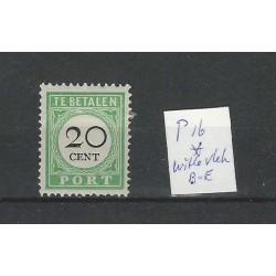 Curacao P16 Port 1892  "WITTE VLEK" MH/ongebr  CV ?? €