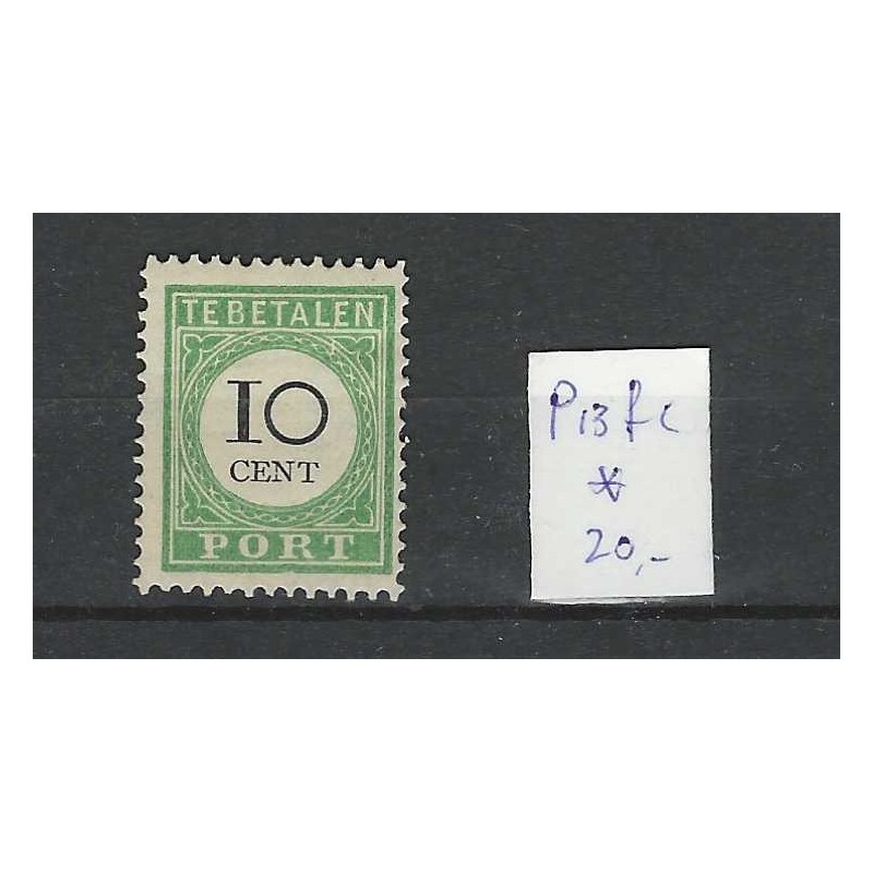 Curacao P13fc Port 1892 "BARST" MH/ongebr  CV 20 €