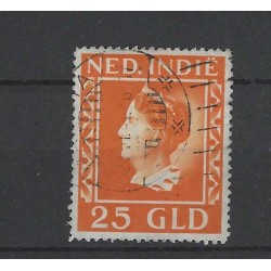 Ned. Indie 289 Wilhelmina 25GldVFU/gebr  CV 200 €