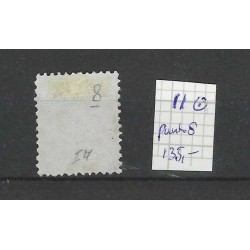 Nederland 11 Willem III 1867  puntstempel 8 VFU/gebr  CV 135++ €