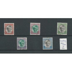 Luxemburg 240-244 Kinderhilfe  1931  VFU/gebr  CV 140 €