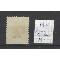 Nederland 19 Willem III 1872  "SWALMEN 1889" kleinrond VFU/gebr CV 13 €