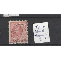 Nederland 21 Willem III 1872  "OLDEMARKT 1891" kleinrond VFU/gebr CV 16 €