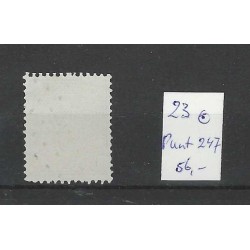 Nederland 23 Willem III 1872  puntstempel 247 VFU/gebr  CV 56 €