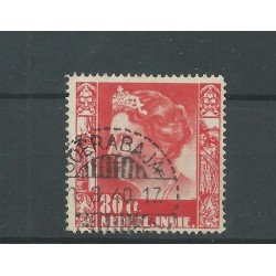 Ned. Indie  262 Wilhelmina 80ct  VFU/gebr  CV 80 €
