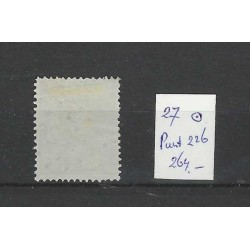 Nederland 27 Willem III 1872  puntstempel 226 VFU/gebr  CV 264 €