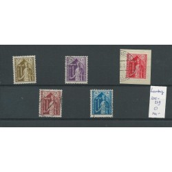 Luxemburg 245-249 Kinderhilfe/Charitas  1932  VFU/gebr  CV 140 €