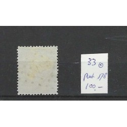 Nederland 33 Cijfer met puntstempel 178 VFU/gebr  CV 100 €