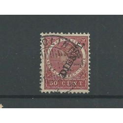 Ned. Indie D25 Dienst  50ct  VFU/gebr  CV 12,5 €