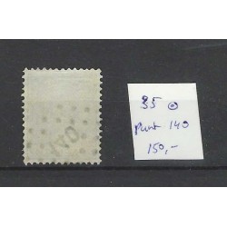 Nederland 35 Wilhelmina met puntstempel 140 VFU/gebr  CV 150 €