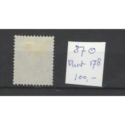 Nederland 37 Wilhelmina met puntstempel 178 VFU/gebr  CV 100 €