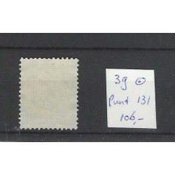 Nederland 39 Wilhelmina met puntstempel 131 VFU/gebr  CV 106 €
