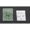 Nederland 40 Wilhelmina met puntstempel 48 VFU/gebr  CV 150 €
