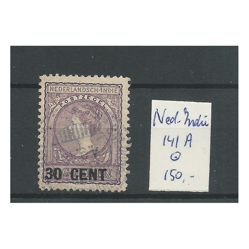 Ned. Indie 141A Nooduitgifte 11,5x11 gr.gt VFU/gebr CV 150 € Ned. Indie 141A Nooduitgifte 11,5x11 gr.gt VFU/gebr CV 150 €