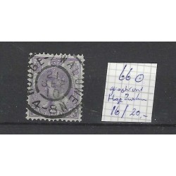 Nederland 66 Wilhemina "HOGE ZWALUWE 1910" VFU/gebr  CV 36 €