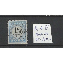 Nederland P4 A-IV   Port 1881 puntstempel 54 VFU/gebr  CV 175 €