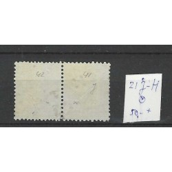 Nederland 21J-H Willem III 1872  combinatietanding VFU/gebr CV 50+ €