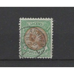 Nederland 45B  Wilhelmina "ARNHEM-1 1898" kleinrond VFU/gebr CV 45 €