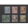 Nederland 7-12 Willem III 1867 set VFU/gebr CV 400+ €