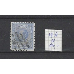 Nederland 19A Willem III 1872  14x14 kl.gt VFU/gebr  CV 800 €  LUXE !!