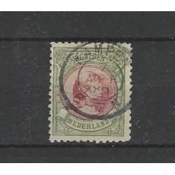 Nederland 48 Wilhelmina "KAMPEN 1899" kleinrond VFU/gebr  CV 575+ €