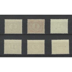 Nederland 50-55 Cijfer 1899  MNH/postfris  CV 75 €