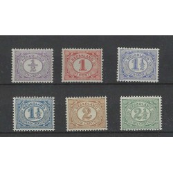 Nederland 50-55 Cijfer 1899  MNH/postfris  CV 75 €
