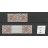 Nederland 61b-61c KEERDRUKKEN Wilhelmina MNH/postfris CV 1000 €
