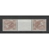 Nederland 61b-61c KEERDRUKKEN Wilhelmina MNH/postfris CV 1000 €
