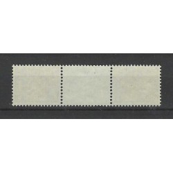 Nederland 61b-61c KEERDRUKKEN Wilhelmina MNH/postfris CV 1000 €