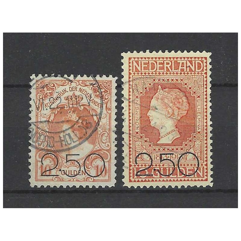 Nederland 104-105  Opruimingsuitgifte VFU/gebr  CV 225 € !!LUXE!!