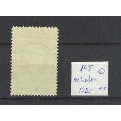 Nederland 105  Opruimingsuitgifte "SCHOTEN 1921" langebalk VFU/gebr  CV 125 € !!LUXE!!