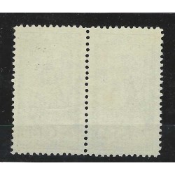 Nederland 130 Wilhelmina 1923 paartje VFU/gebr  CV 550 € !!LUXE!!