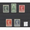 Nederland 121G-125G  Wilhelmina 1923 MNH/postfris CV 24,50 €